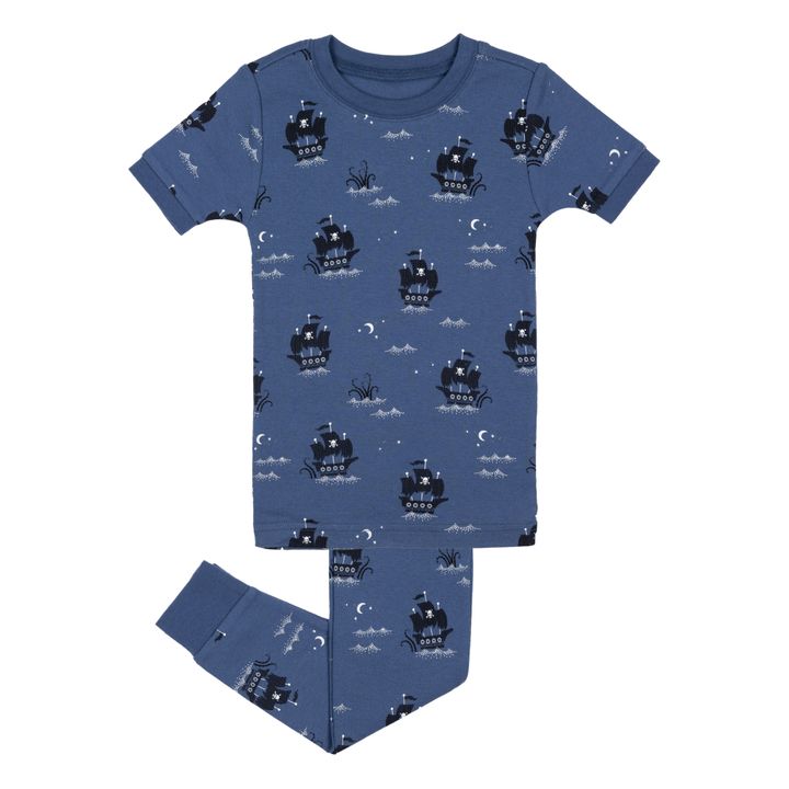 Pirate Pyjama Top and Bottom Set Blue- Product image n°0