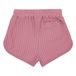 Ribbed Organic Cotton Shorts Dusty Pink- Miniature produit n°1