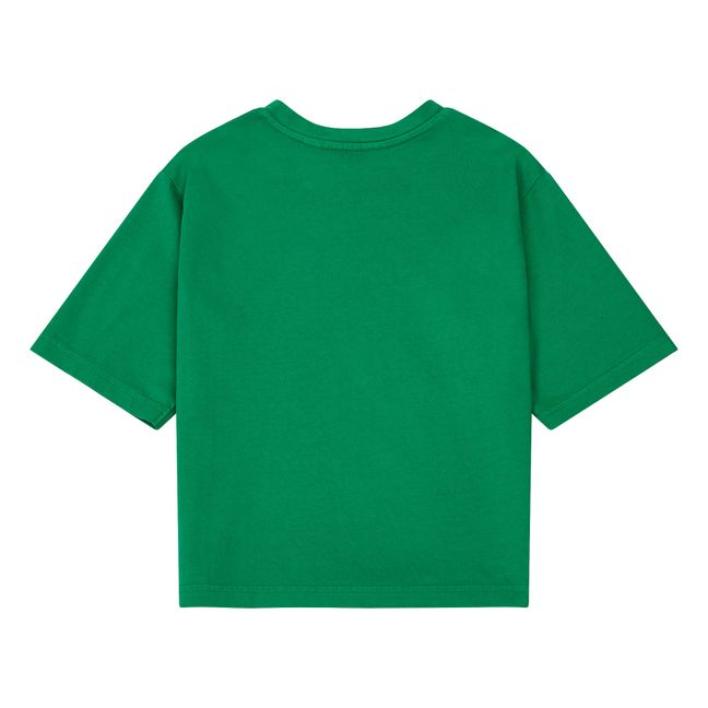 T-Shirt Oversize, in cotone biologico Verde