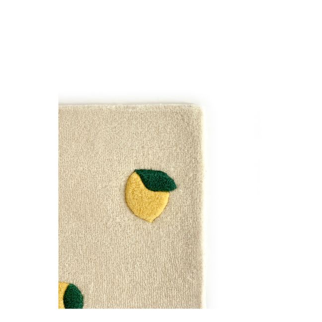 Alfombra de lana Limones | Beige