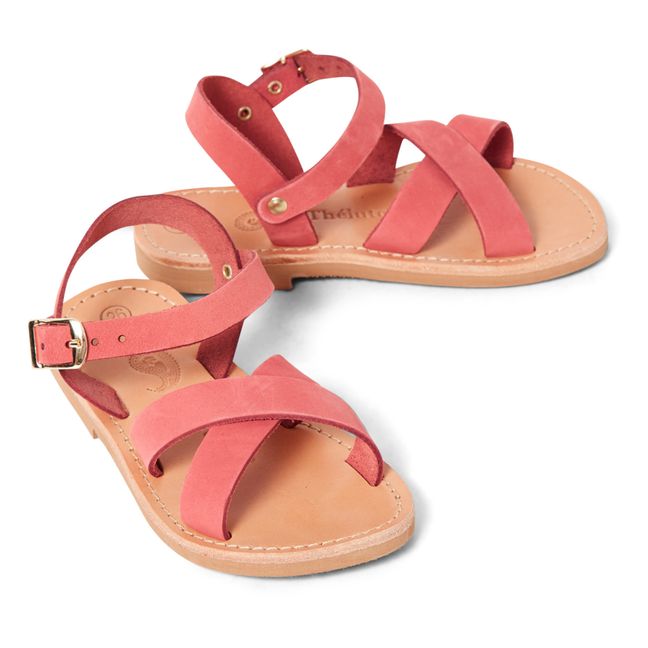 Patricia Sandals Raspberry red