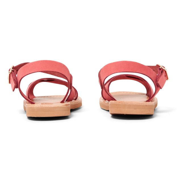 Patricia Sandals | Raspberry red