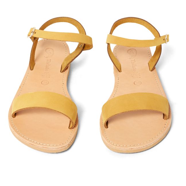 Sandales Andréa - Collection Femme Jaune moutarde