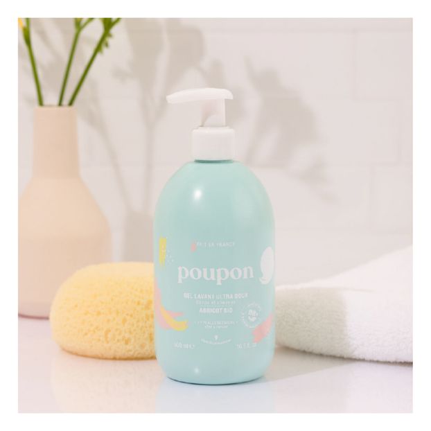 Gel lavant corps et cheveux ultra doux - 500 ml (Monjour) - Couverture