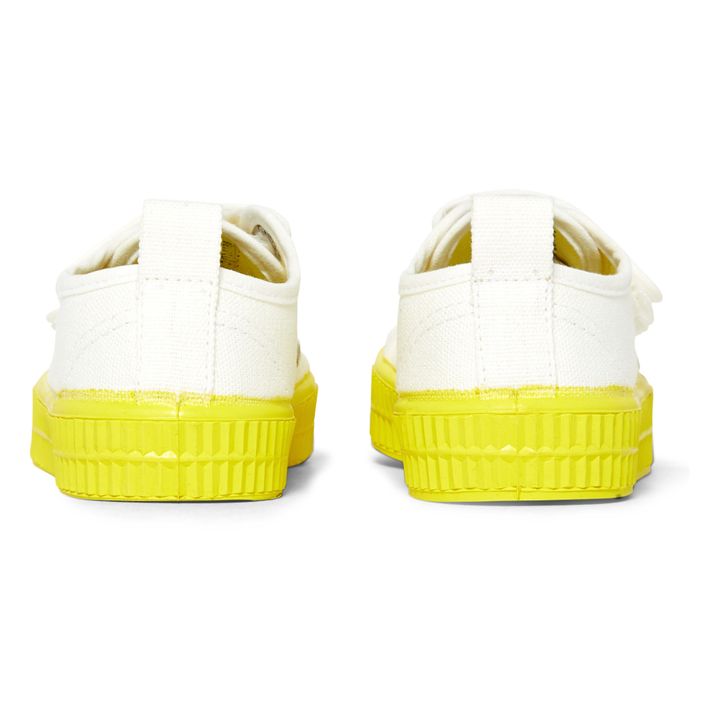 Star Two-Tone Velcro Sneakers | Yellow- Product image n°4