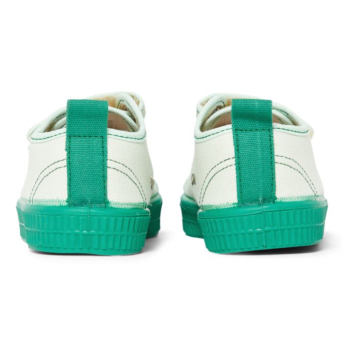 Star Master Contrast Stitch Velcro Sneakers | Green water- Product image n°4