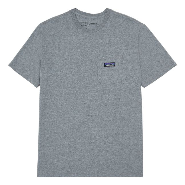 T-shirt P-6 Label, in materiale riciclato - Collezione Uomo -  Grigio
