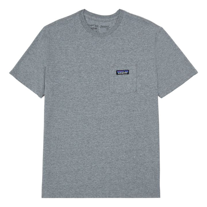 P-6 Label Recycled Cotton T-shirt - Men’s Collection - Grey- Product image n°0