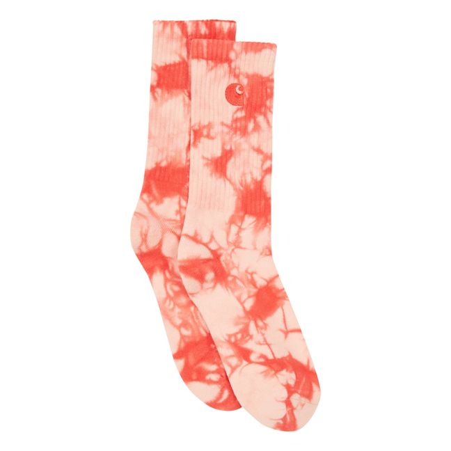 Tie-Dye Socks Red