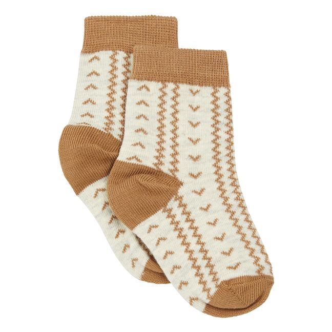 Chaussettes Ocre