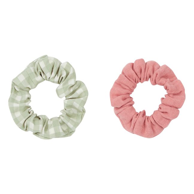 Scrunchies - Set of 2 Pink