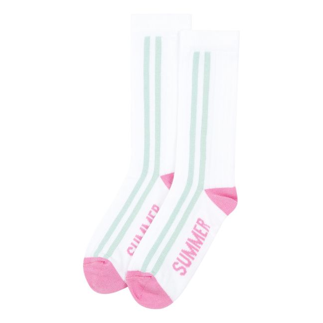 Socken 2er-Pack 70'S | Weiß