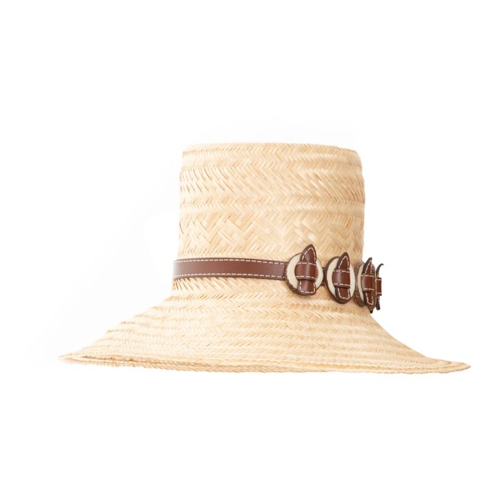 Wayuu Tagua Hat | Marrón- Imagen del producto n°2