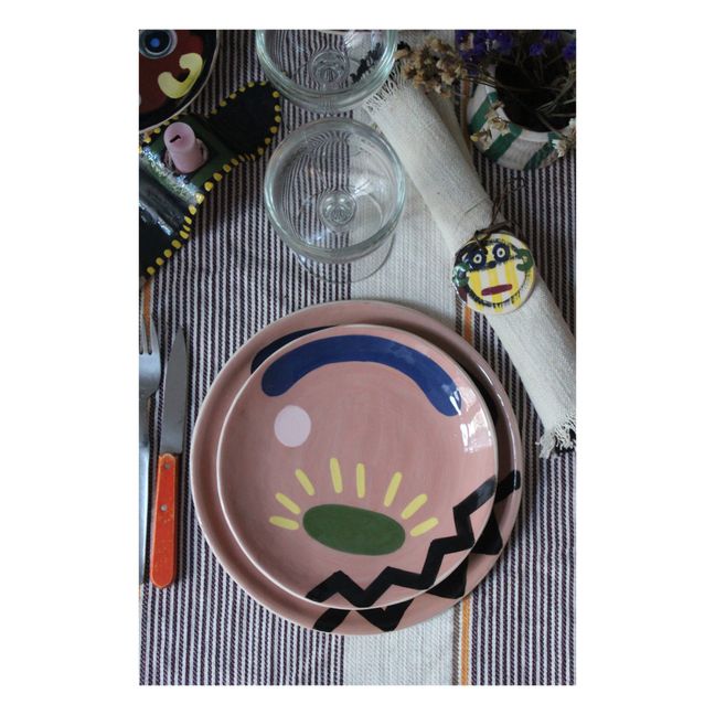 Milos Ceramic Plate | Siena