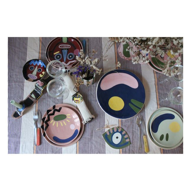 Assiette Milos en céramique | Sienne