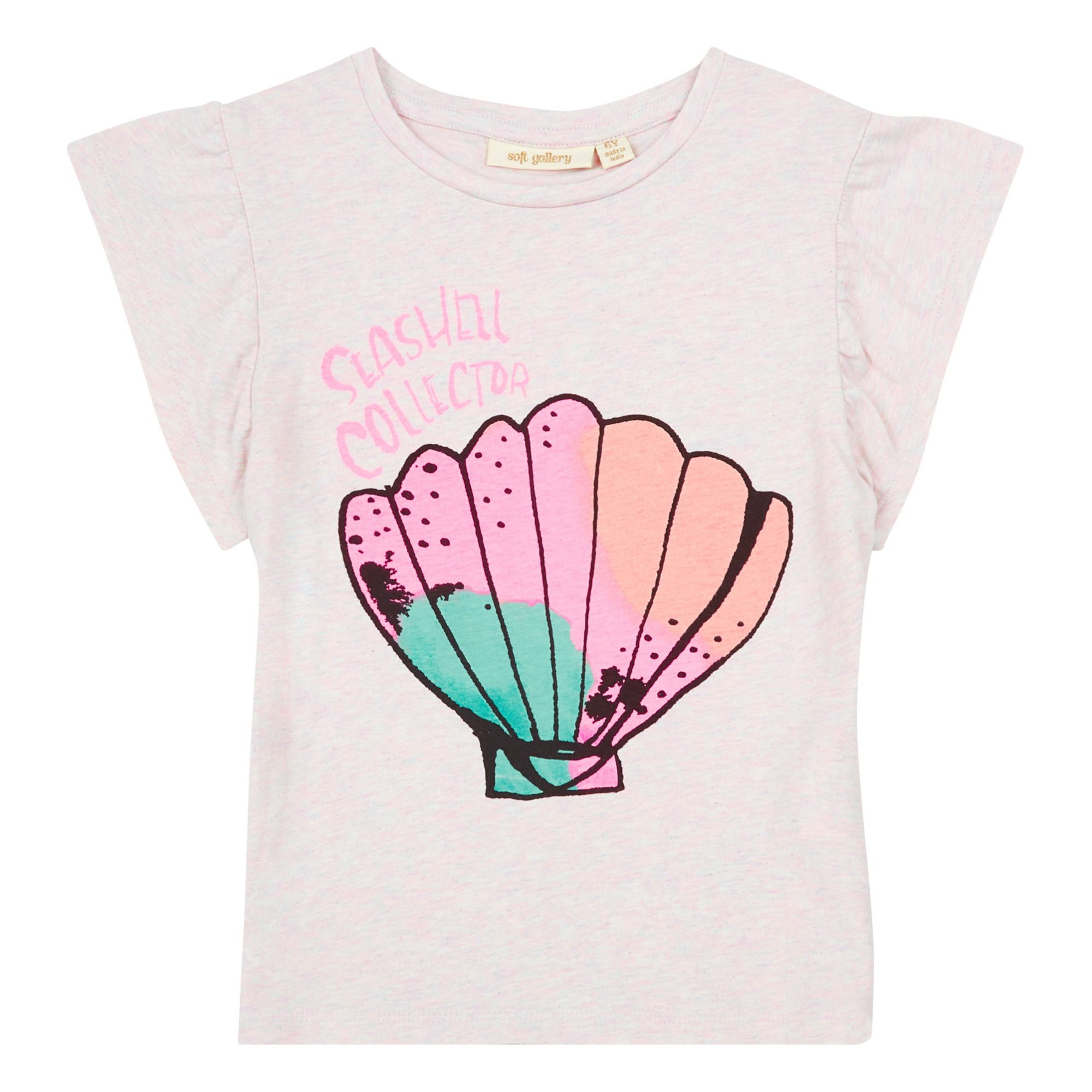 T Shirt Hilde Rose Pale Soft Gallery Mode Adolescent Enfant