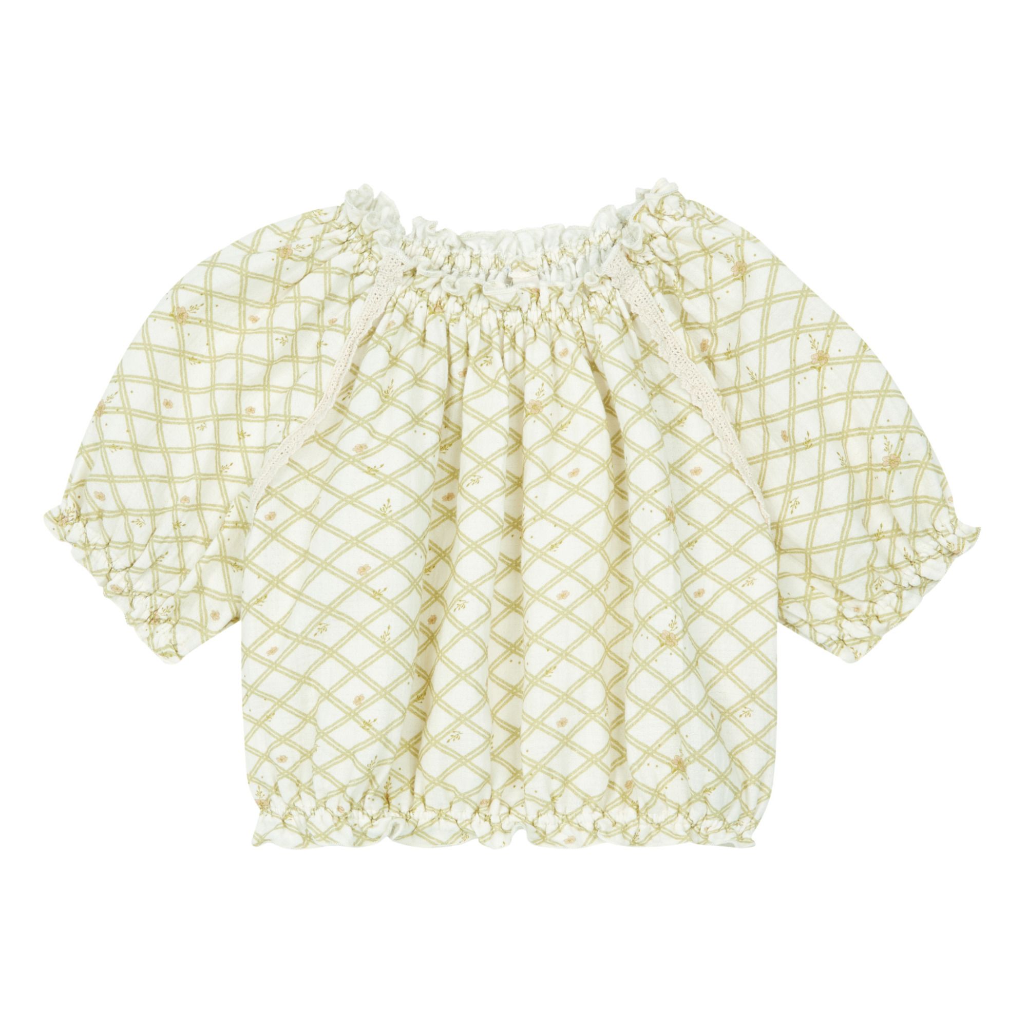 Josephine Organic Cotton Blouse Ecru 