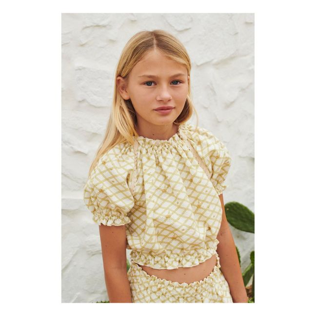 Josephine Organic Cotton Blouse | Ecru