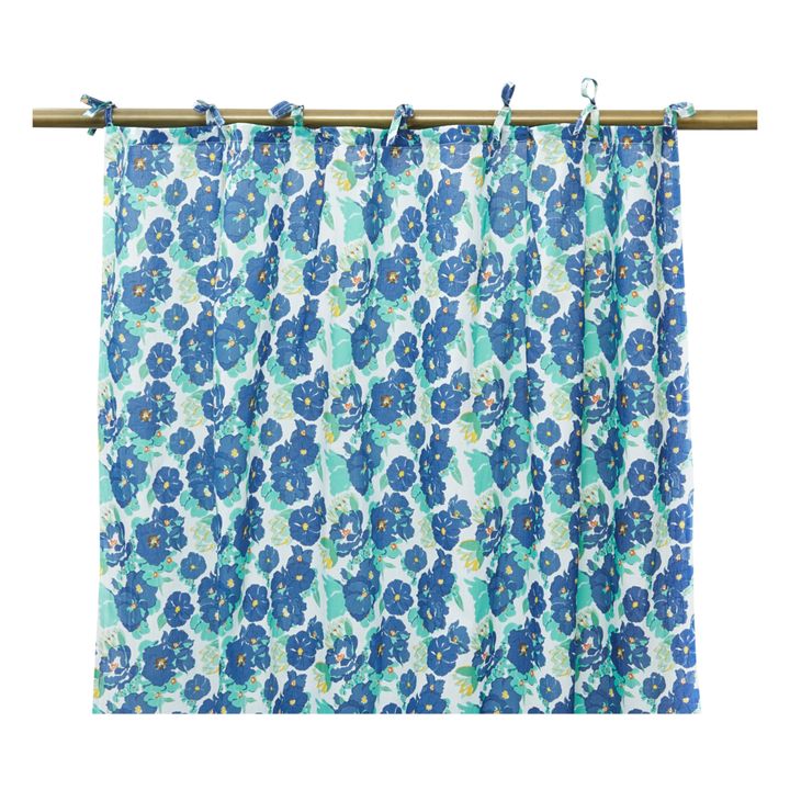 Blue Flowers Curtain- Immagine del prodotto n°0