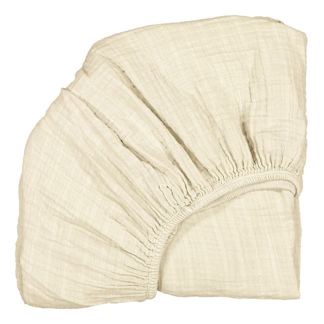 Kissenbezug für mitwachsendes Bett Kimi aus Bio-Baumwolle | Beige