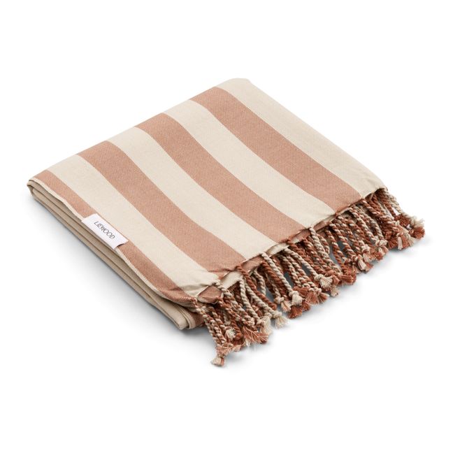 Mona Organic Cotton Beach Towel | Pink