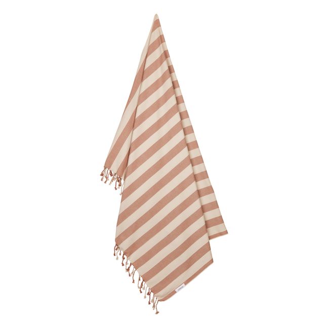 Mona Organic Cotton Beach Towel Pink