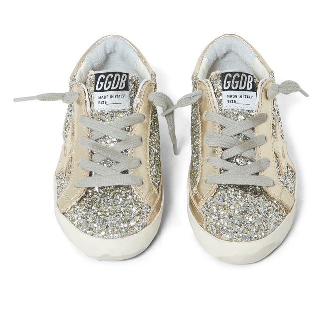 Super-Star Glitter Sneakers Gold