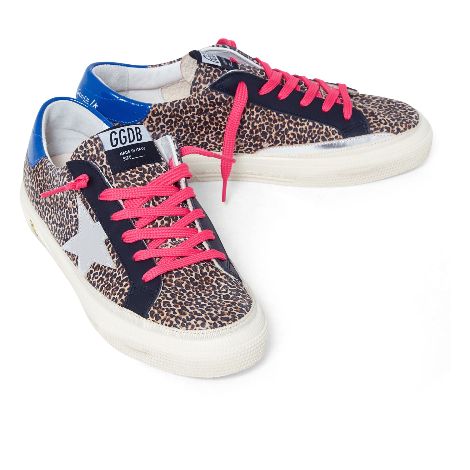 May Leopard-Print Sneakers Brown- Product image n°1