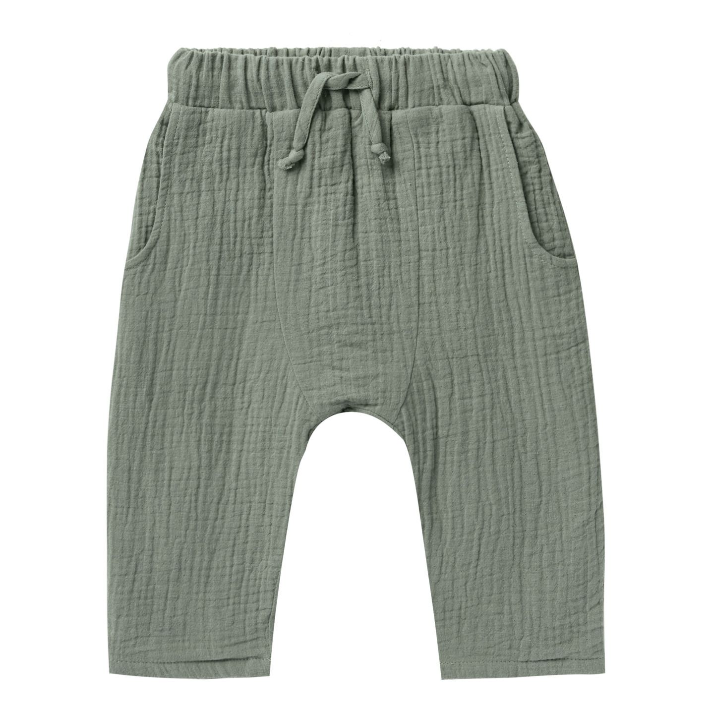 Hawthorne Cotton Crepe Trousers Green- Product image n°0
