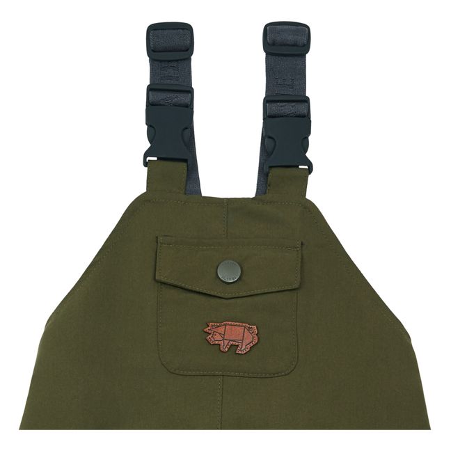 Salopette Imperméable Recyclée | Vert olive