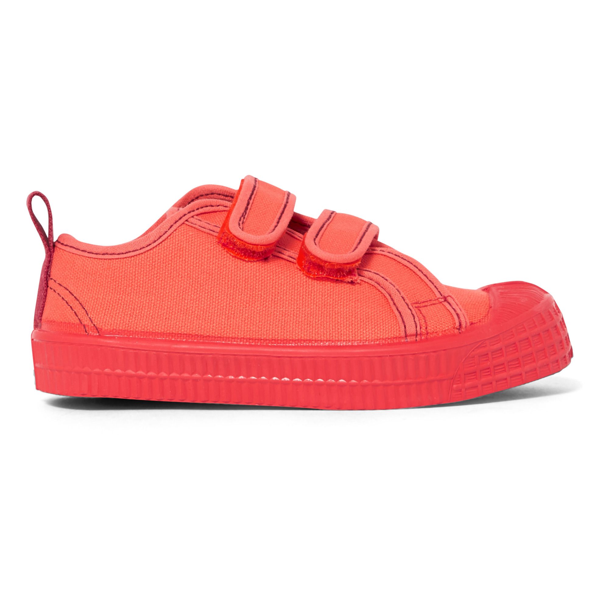 Star Master Contrast Stitch Velcro Sneakers Red- Product image n°0