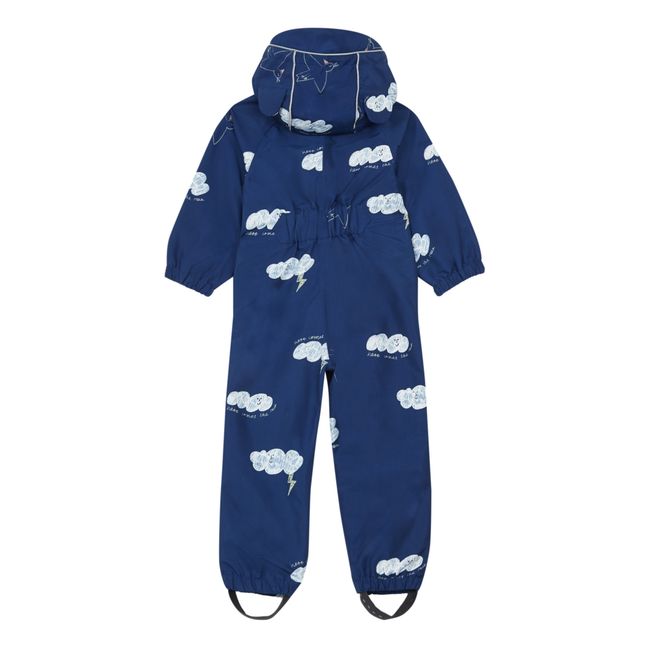 Cloud Recycled Polyester Waterproof Jumpsuit Azul