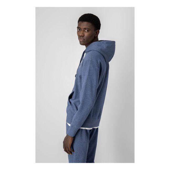 Hoodie - Collection Homme - Bleu chiné