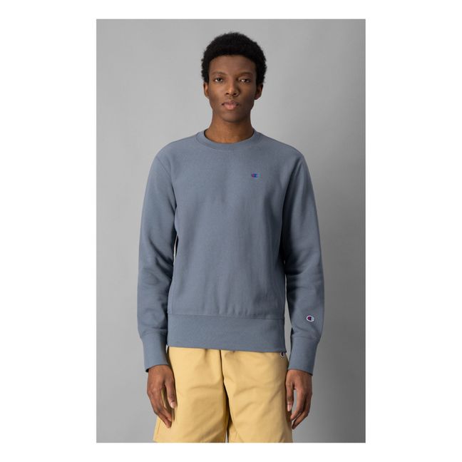 Premium Line - Reverse Weave Sweatshirt - Men’s Collection - Grey blue