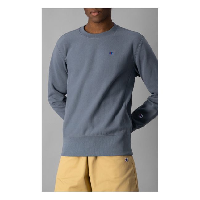Premium Line - Reverse Weave Sweatshirt - Men’s Collection - Grey blue