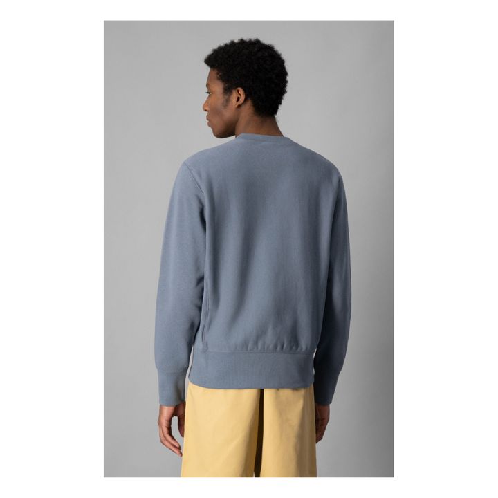 Premium Line - Reverse Weave Sweatshirt - Men’s Collection - Graublau- Produktbild Nr. 4