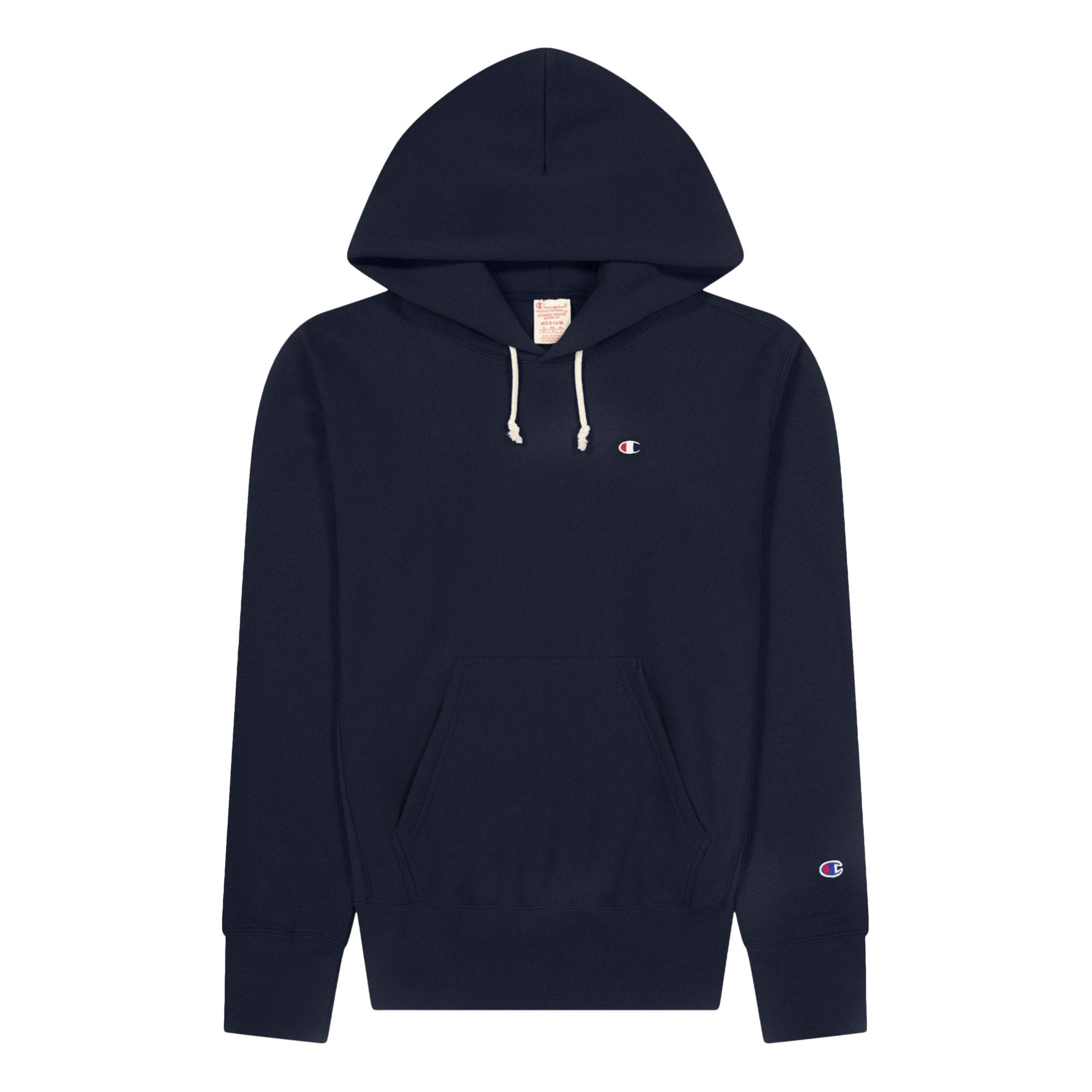 champion reverse weave hoodie navy blue