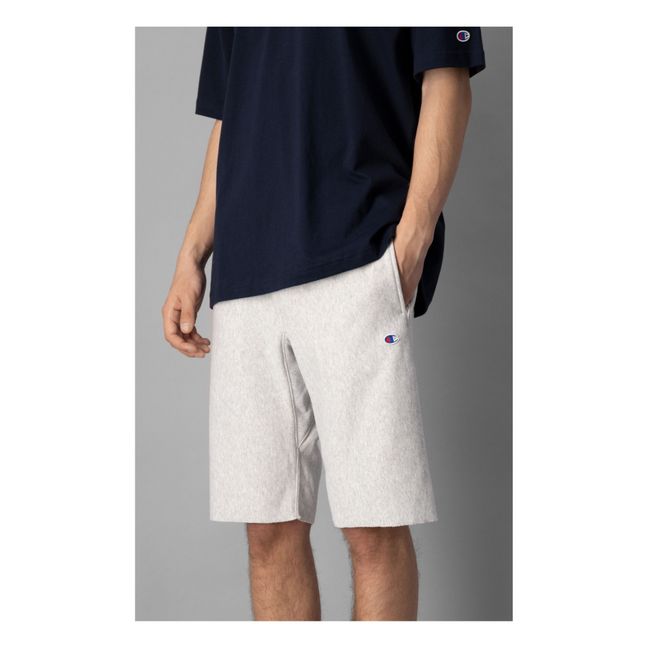 Premium Line - Reverse Weave Shorts - Men’s Collection - Gris Jaspeado