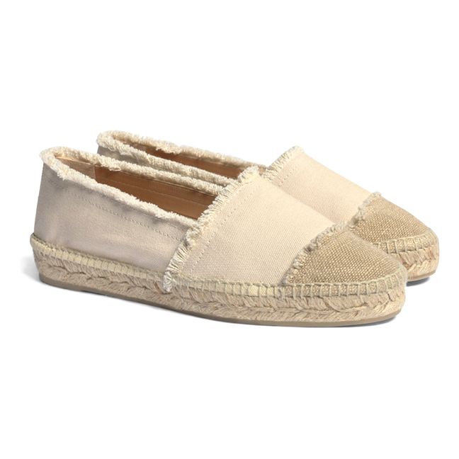 Espadrilles Plates Kampala | Ivoire