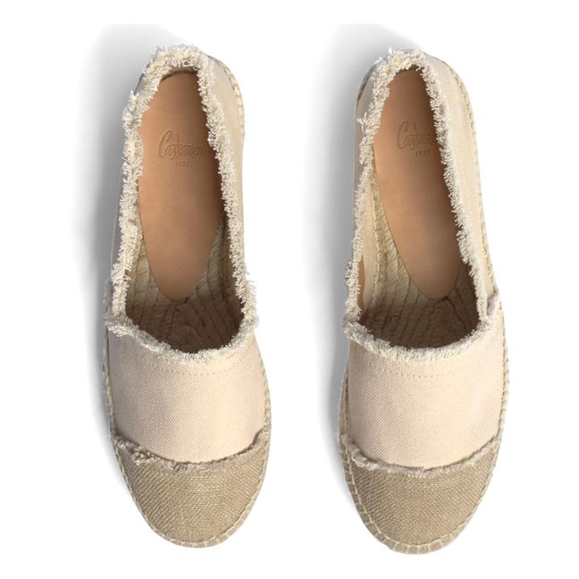 Espadrilles Plates Kampala | Ivoire