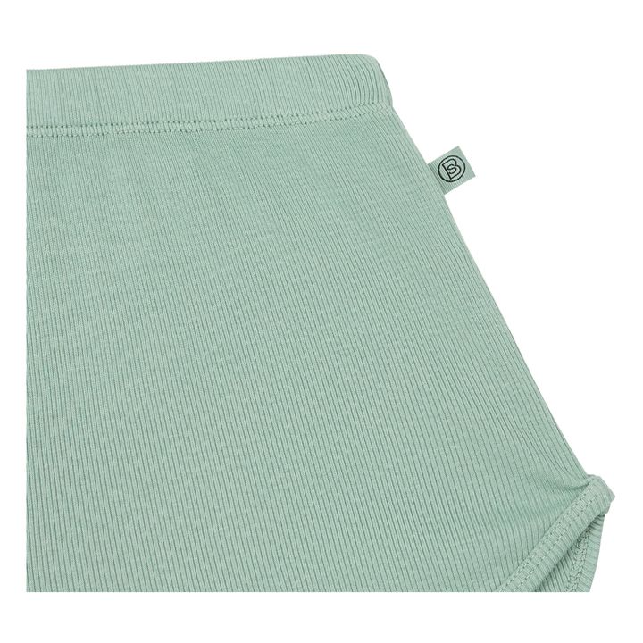  Ribbed Organic Cotton Shorts | Salvia- Immagine del prodotto n°1