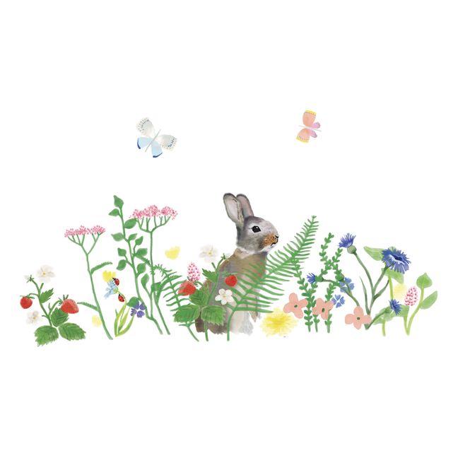 Einfache Sticker Frühlings-Hase
