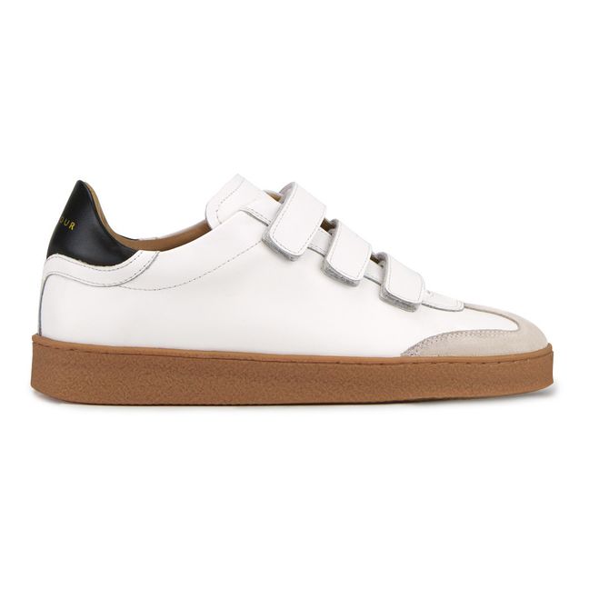 Scarpe da ginnastica doppio materiale n°11 | Bianco
