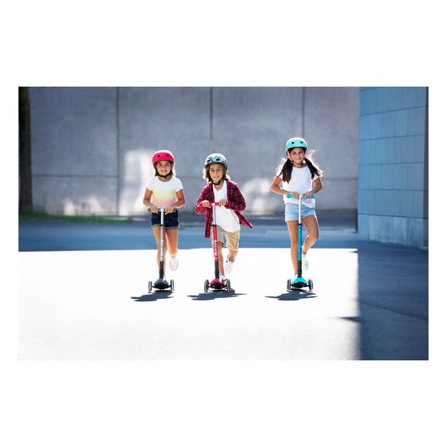 Patinete Maxi Micro Deluxe plegable LED | Gris