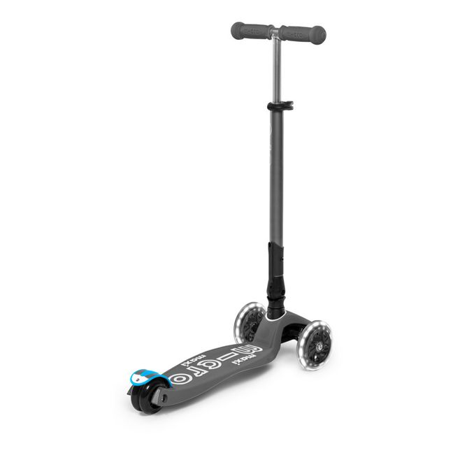 Maxi Micro Deluxe Foldable LED Scooter Grey