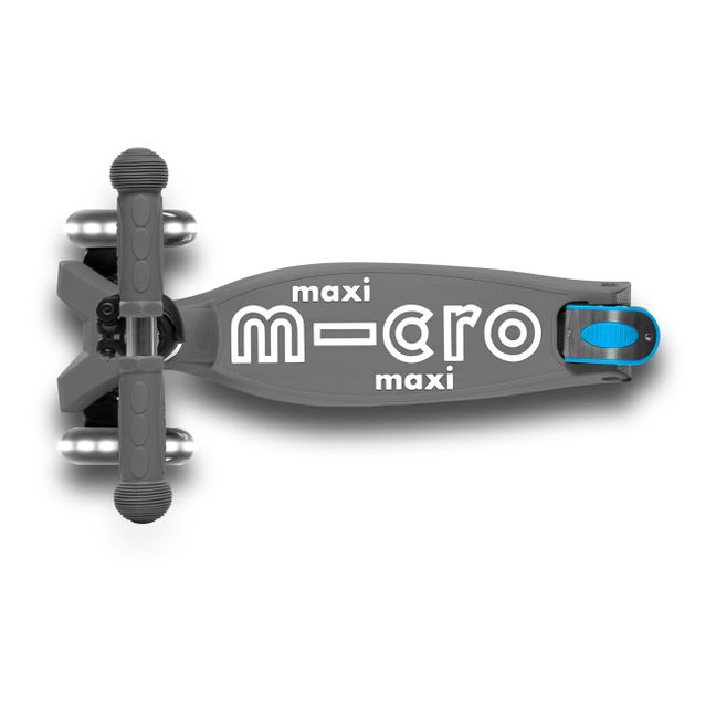 Roller Maxi Micro Deluxe Led zusammenklappbar | Grau