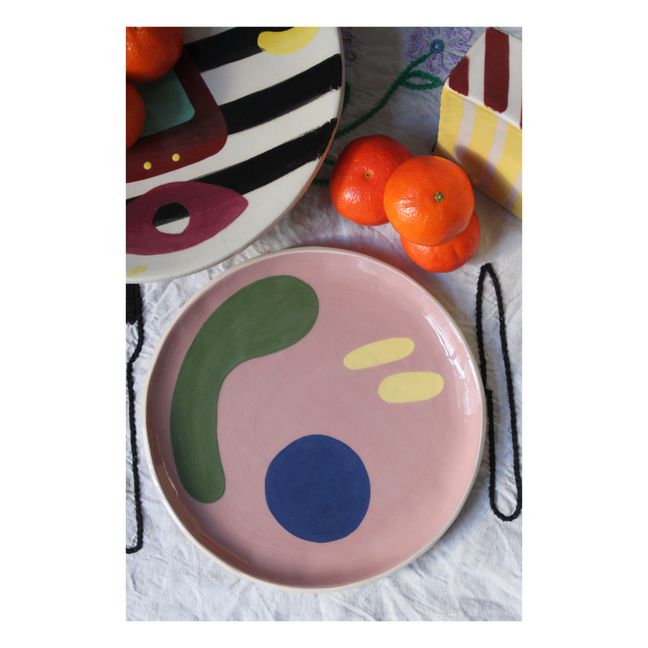Teller Daphné aus Keramik | Siena