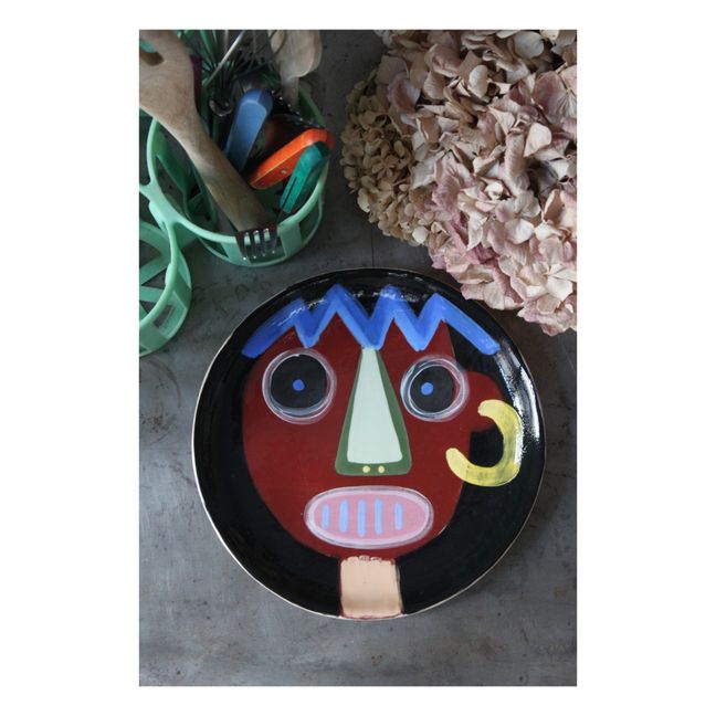 Jojo Ceramic Plate | Black