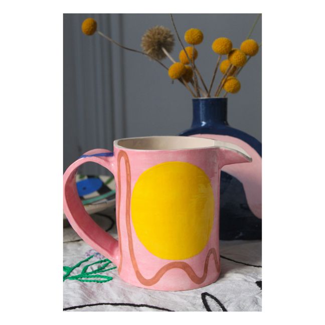 Daphné Carafe with Handle | Pink