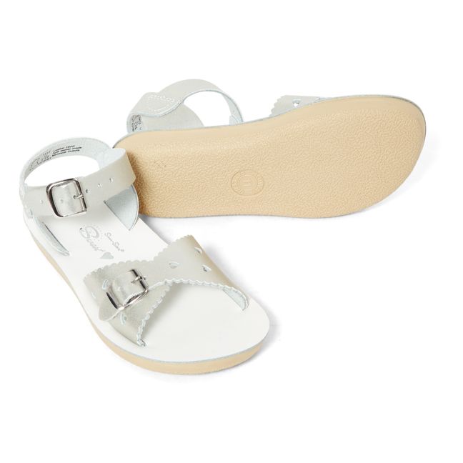 Sandales Cuir Waterproof Sweetheart | Argenté